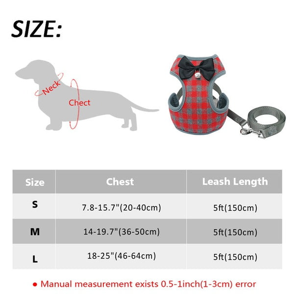 Small Dog Reflective Nylon Harness
